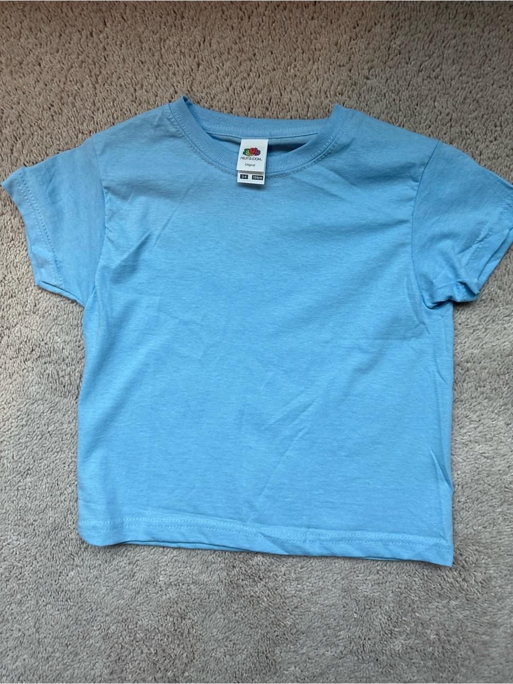 Lot of Kids Short Sleeve Tee Trio - Black, Light Blue, Heather Gray - Picture 6 of 7